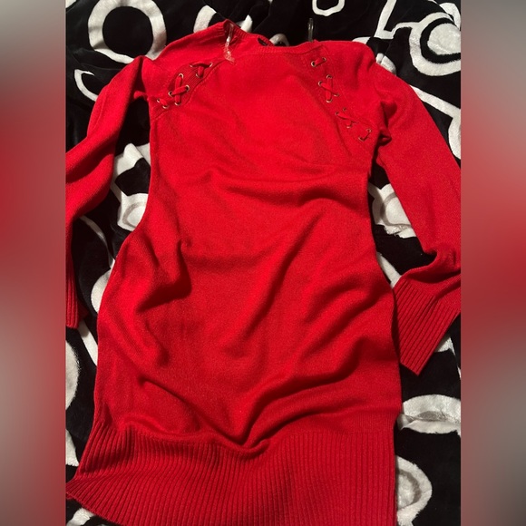 NWT red sweater dress - Picture 1 of 4